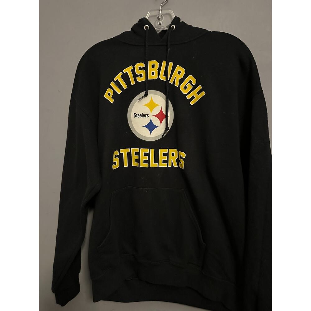 Steelers NFL Apparel Hoodie Black Size Large